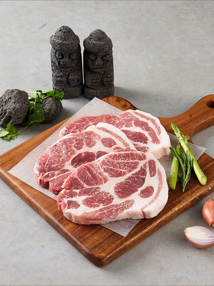 [어나더미트] 청정제주 흑돼지 삼겹/목살 선물세트 1kg, 2Kg