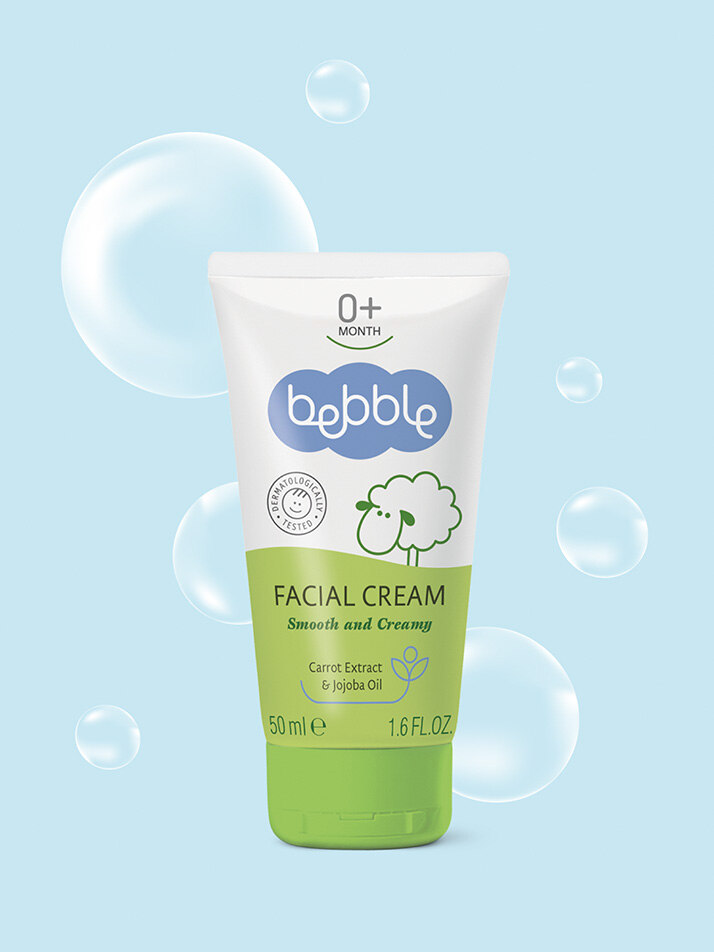 자연주의 베블 신생아 유아 순한 페이셜 크림 50ml