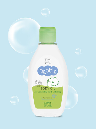 자연주의 베블 신생아 유아 바디오일 150ml