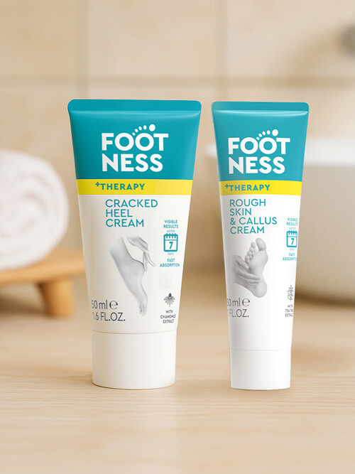 풋네스 풋 테라피 케어 3 SET(굳은살제거크림 30ml 3개+뒤꿈치 초보습 크림 50ml 3개)