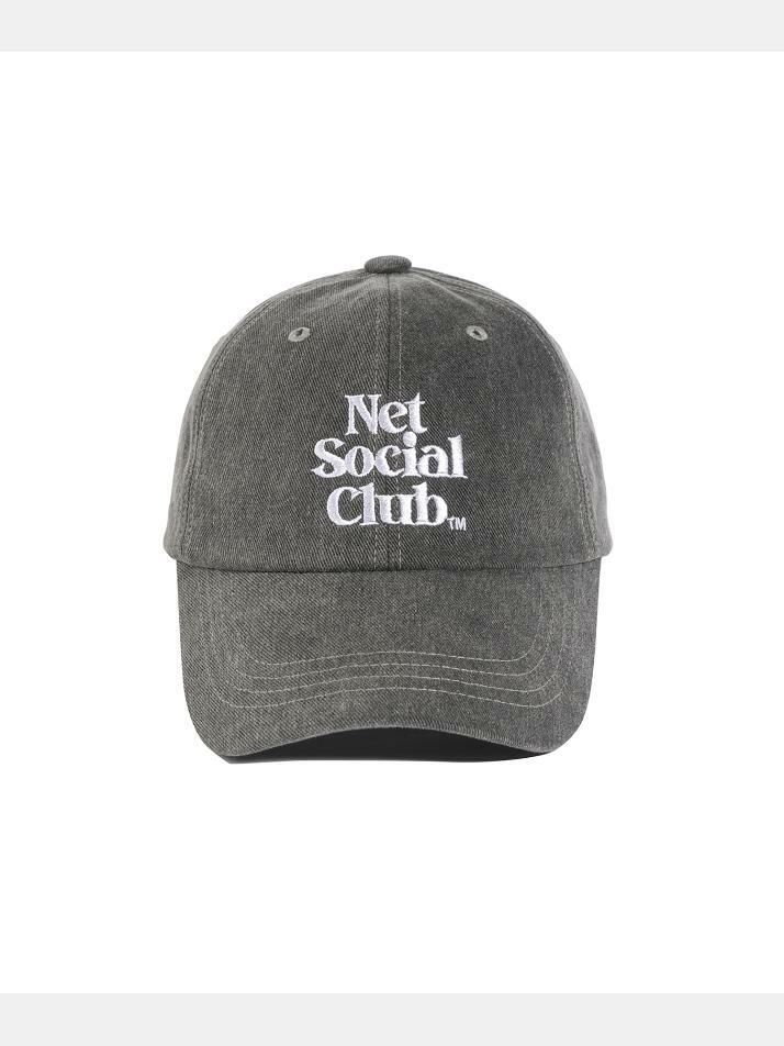 NET SOCIAL CLUB PIGMENT STITCH CAP (CONCRETE CHARCOAL)