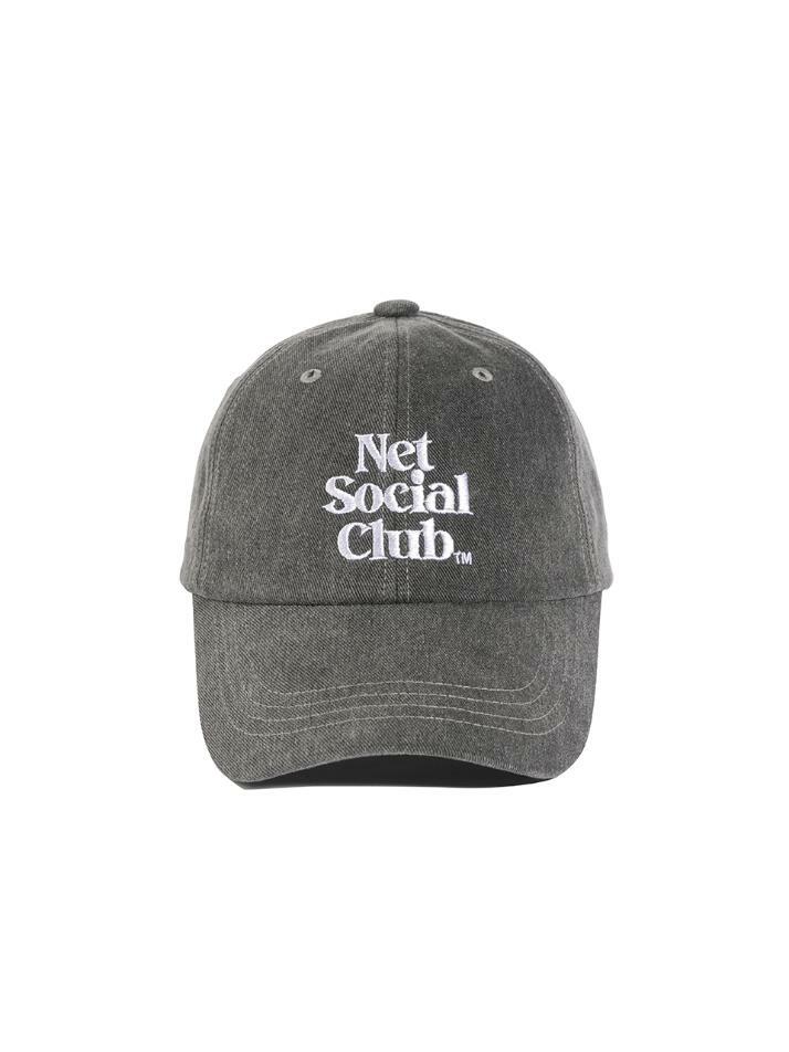 NET SOCIAL CLUB PIGMENT STITCH CAP (CONCRETE CHARCOAL)