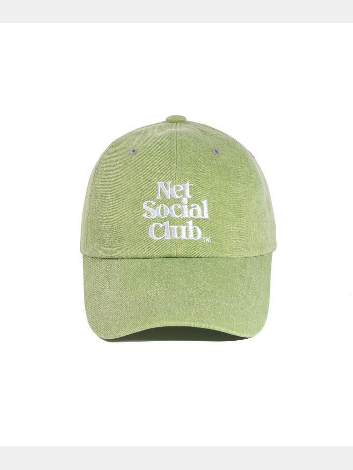 NET SOCIAL CLUB PIGMENT STITCH CAP (LIME GREEN)