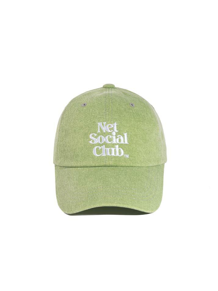 NET SOCIAL CLUB PIGMENT STITCH CAP (LIME GREEN)