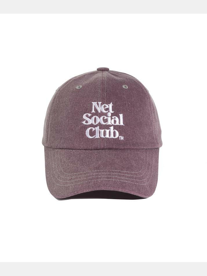 NET SOCIAL CLUB PIGMENT STITCH CAP (PLUM PURPLE)