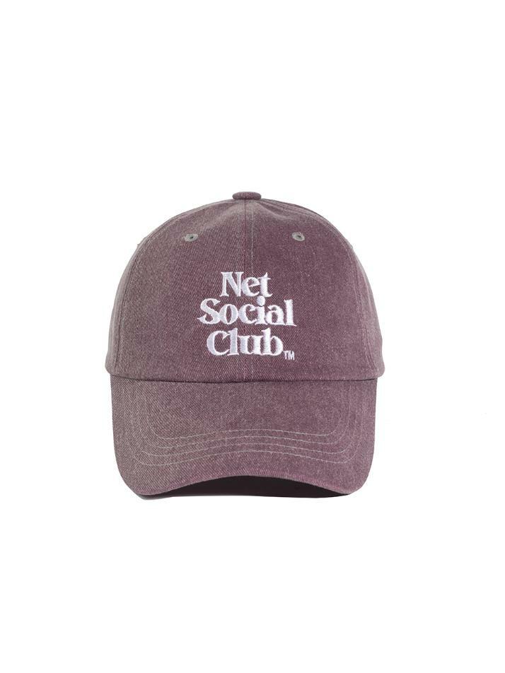 NET SOCIAL CLUB PIGMENT STITCH CAP (PLUM PURPLE)