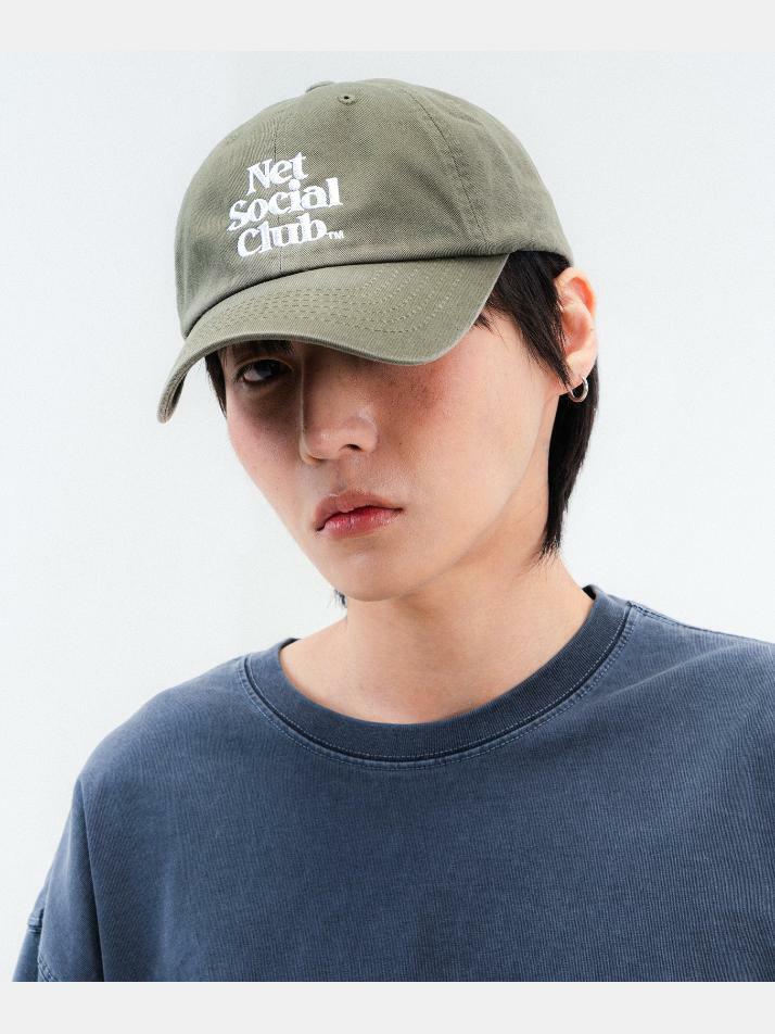 OG LOGO WASHED CAP (OLIVE)