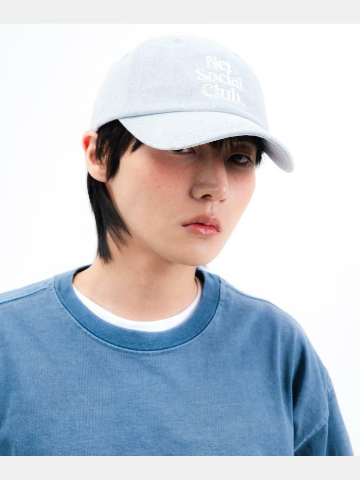 NET SOCIAL CLUB PIGMENT CAP (SKY BLUE)