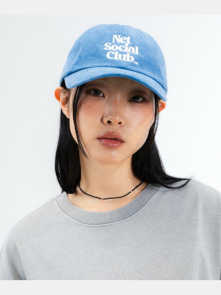 NET SOCIAL CLUB PIGMENT CAP (INDIGO)