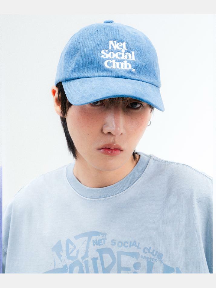 NET SOCIAL CLUB PIGMENT CAP (INDIGO)