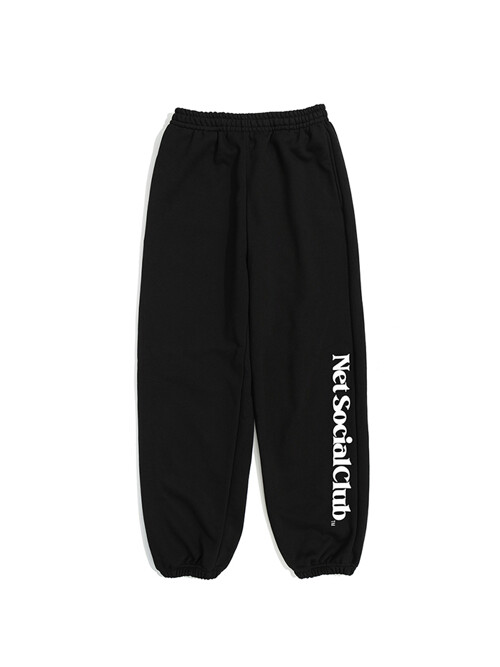 SIDE LOGO JOGGER PANTS (BLACK)