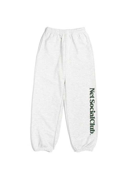 SIDE LOGO JOGGER PANTS (LIGHT MELANGE)