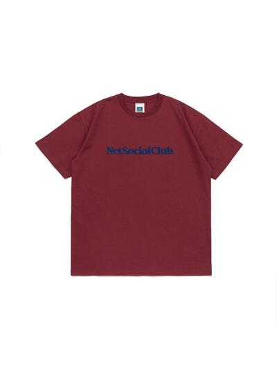 VIVID STRAIGHT LOGO TEE (BURGUNDY)