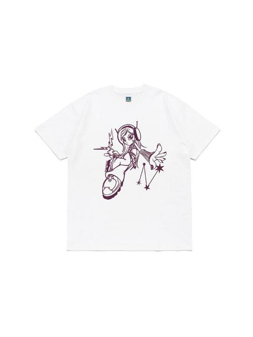 CYBER GIRL TEE (WHITE)