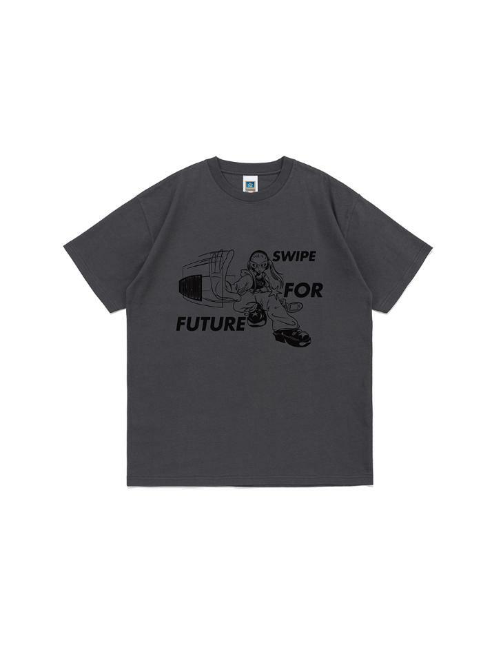 SWIPE 4 FUTURE TEE (CHARCOAL)