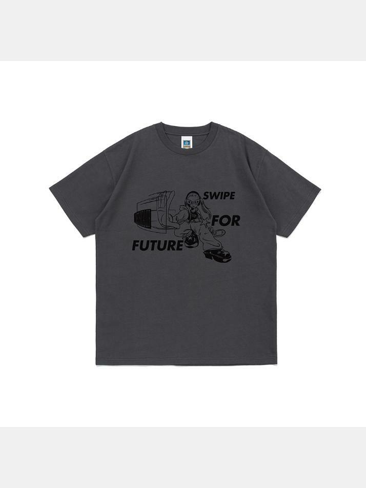 SWIPE 4 FUTURE TEE (CHARCOAL)