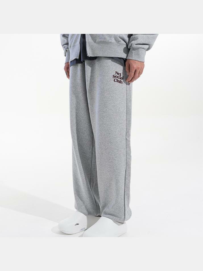 WAVY LOGO JOGGER PANTS (MELANGE)