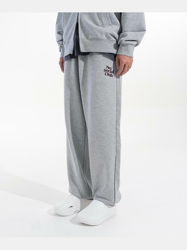 WAVY LOGO JOGGER PANTS (MELANGE)