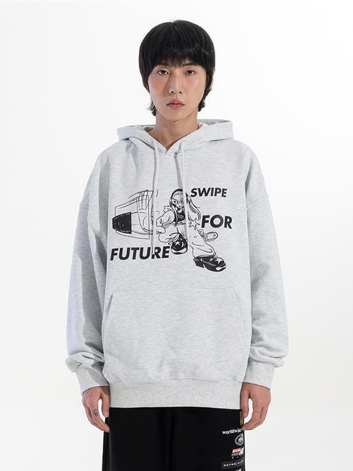 SWIPE 4 FUTURE HOOD (LIGHT MELANGE)