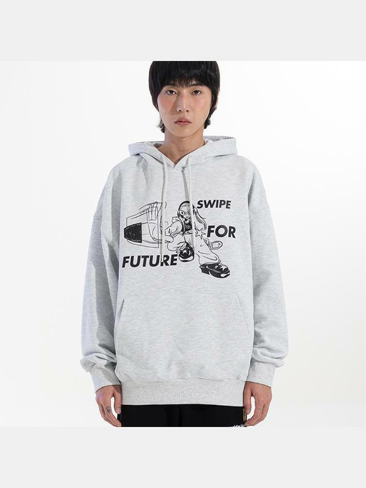SWIPE 4 FUTURE HOOD (LIGHT MELANGE)