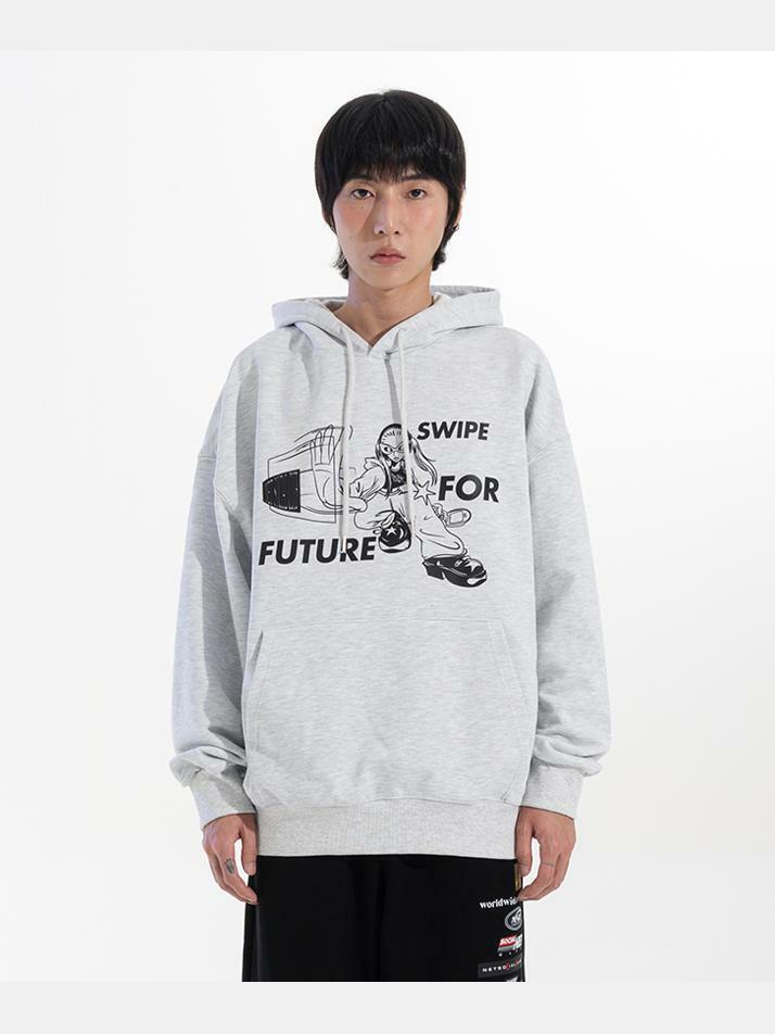 SWIPE 4 FUTURE HOOD (LIGHT MELANGE)