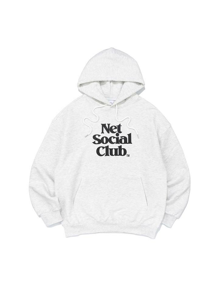 OG LOGO HOOD (LIGHT MELANGE)