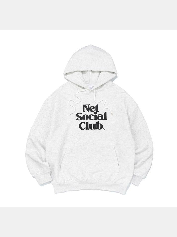 OG LOGO HOOD (LIGHT MELANGE)