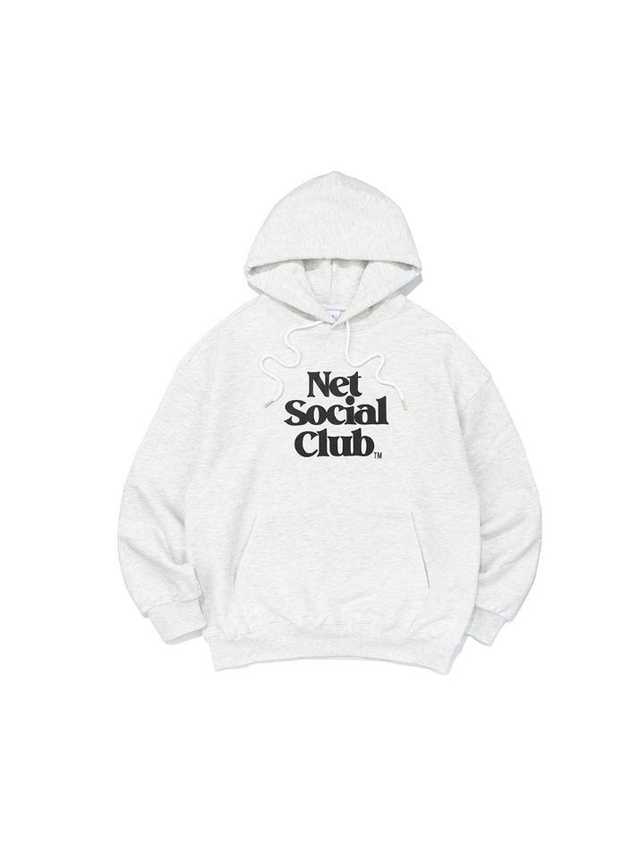OG LOGO HOOD (LIGHT MELANGE)