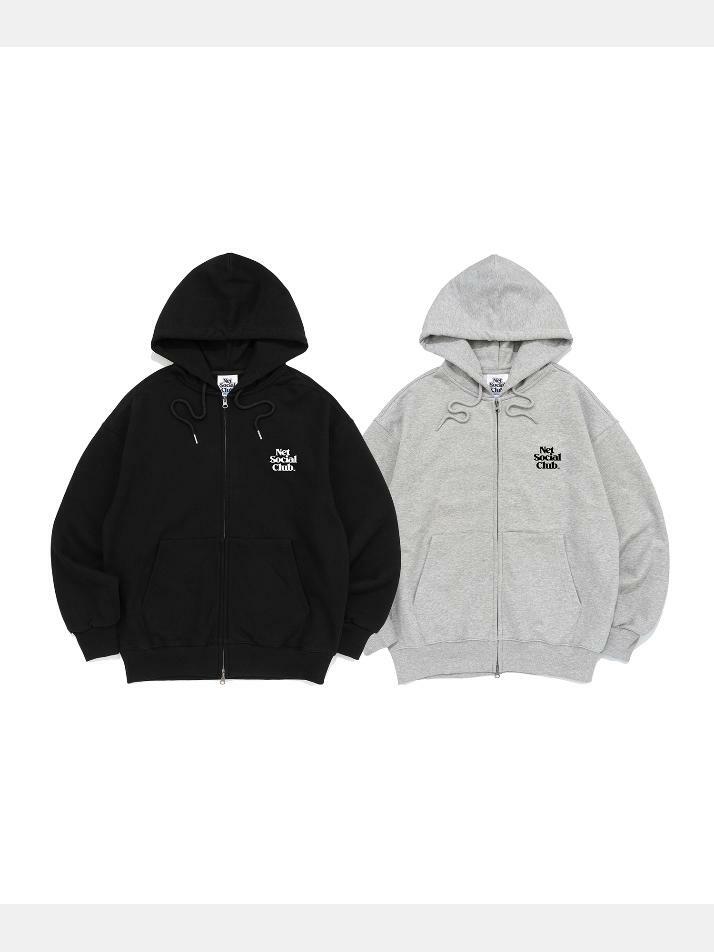 [2PACK] SMALL LOGO HOOD ZIP-UP (2COLOR)