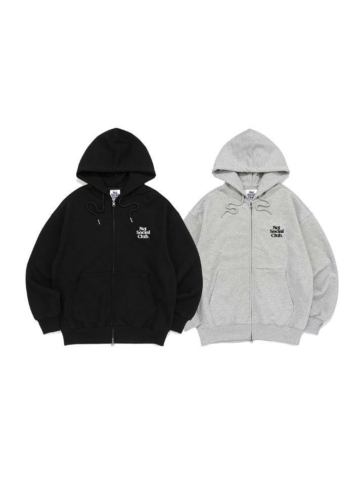 [2PACK] SMALL LOGO HOOD ZIP-UP (2COLOR)
