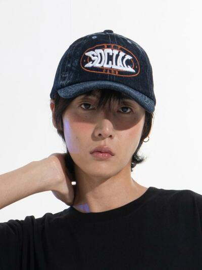 OLD SOCIAL WASHED CAP (DENIM)