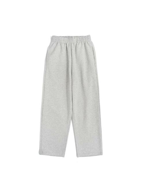 BECANVAS STRAIGHT SWEATPANTS (MELANGE)