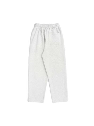 BECANVAS STRAIGHT SWEATPANTS (LIGHT MELANGE)