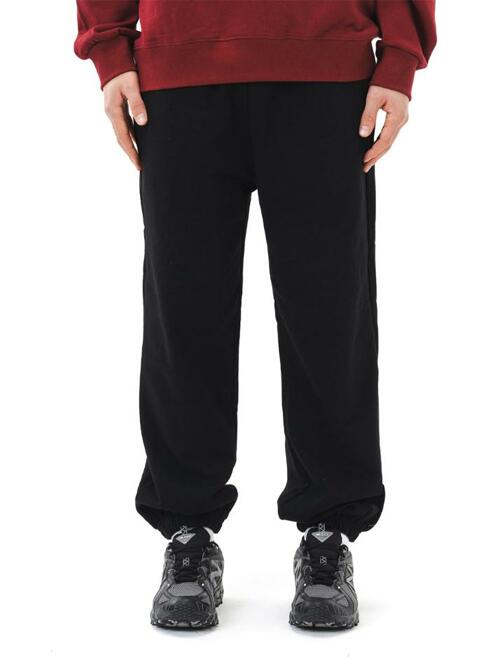 르커스텀 무지 조거 팬츠 (블랙)