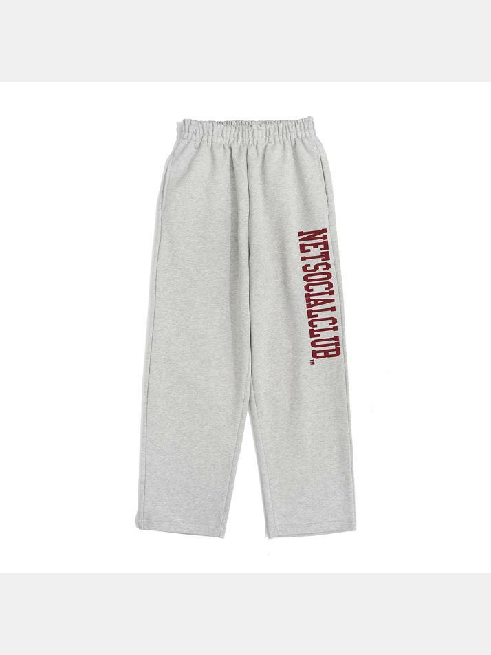 STRAIGHT LOGO STRAIGHT SWEATPANTS (MELANGE)