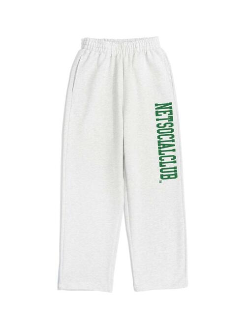 STRAIGHT LOGO STRAIGHT SWEATPANTS (LIGHT MELANGE)
