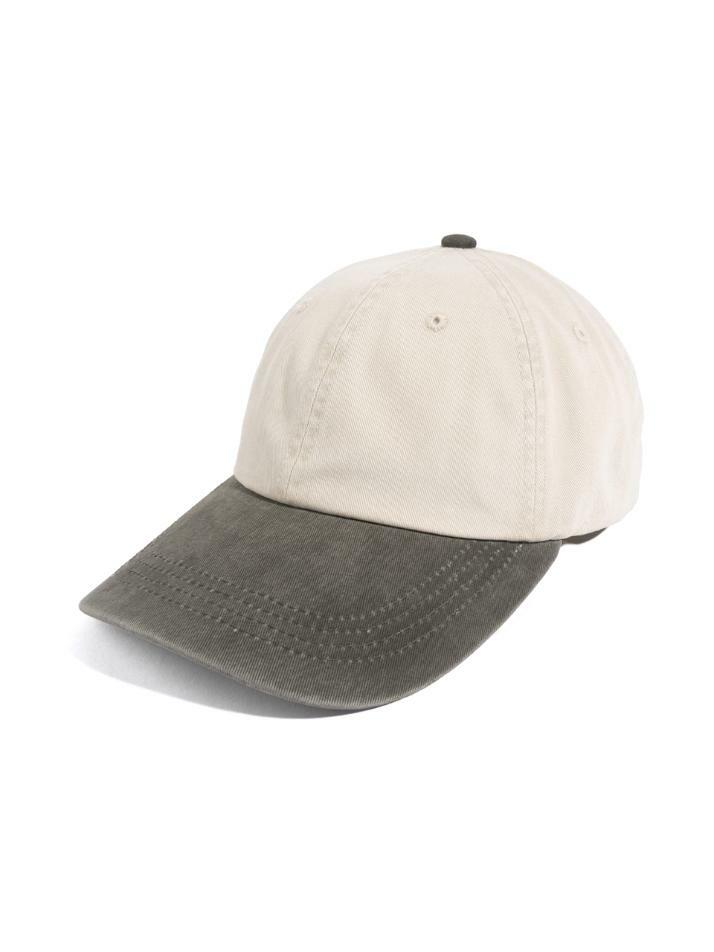LECUSTOM 16S TWO-TONE WASHED BALL CAP (OLIVE)