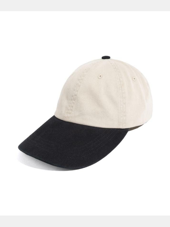 LECUSTOM 16S TWO-TONE WASHED BALL CAP (BLACK)