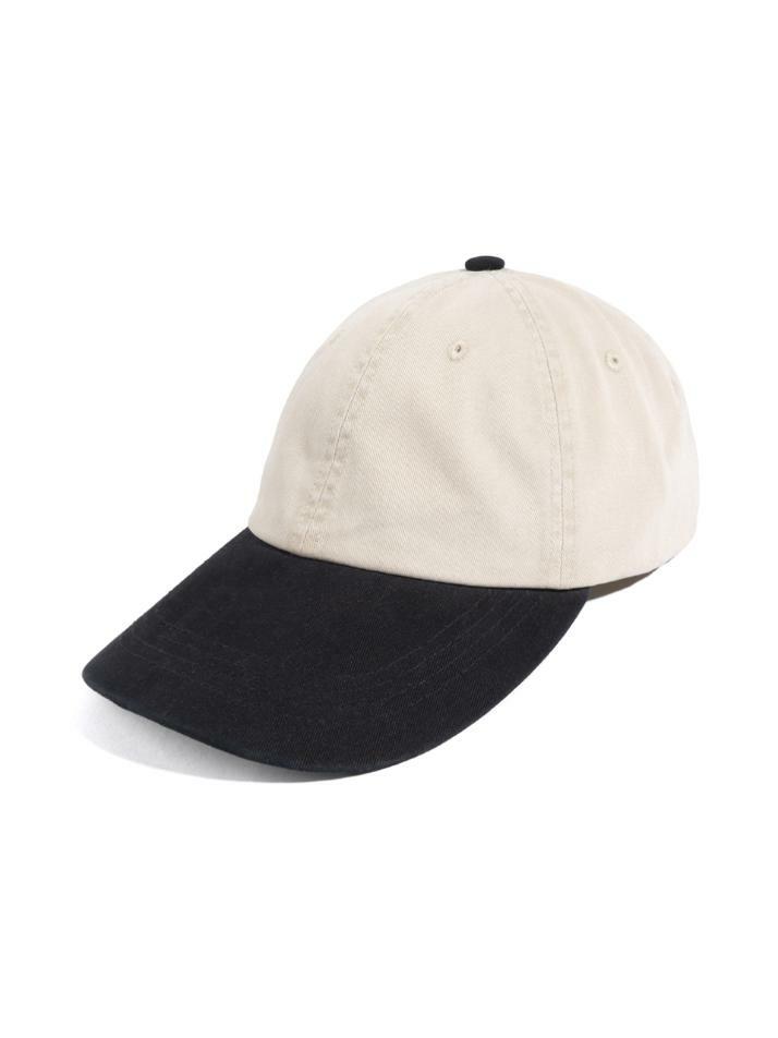 LECUSTOM 16S TWO-TONE WASHED BALL CAP (BLACK)