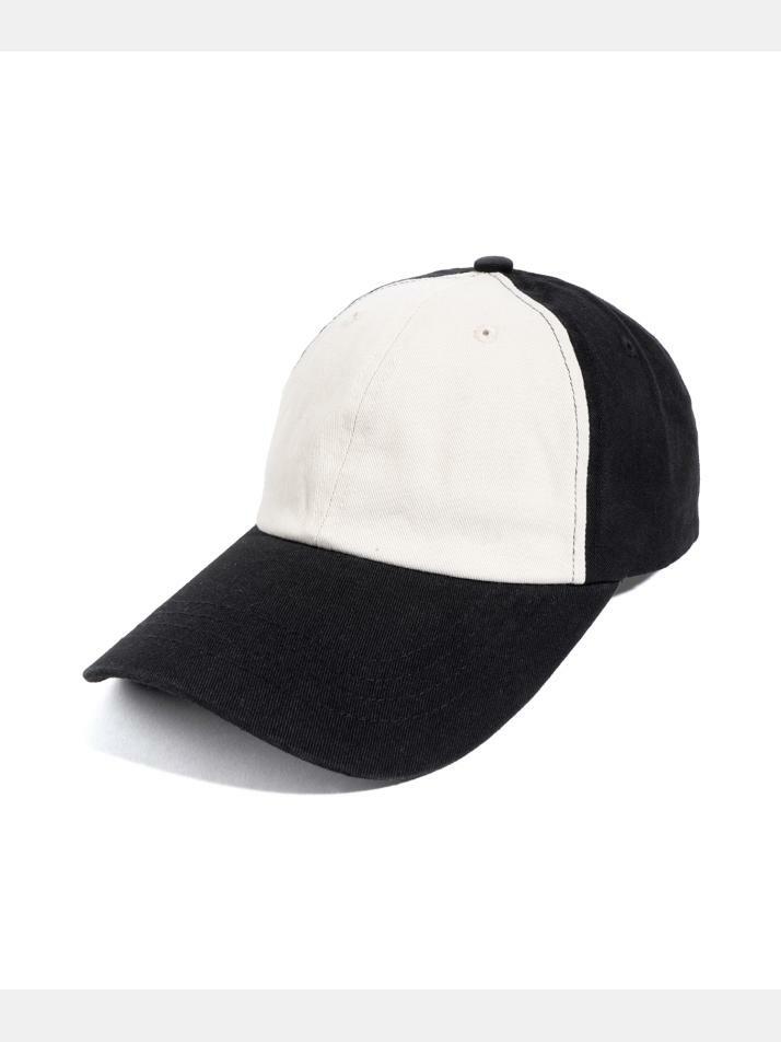 BASIC 16S WHASHED CAP (TOW-TONE BLACK)