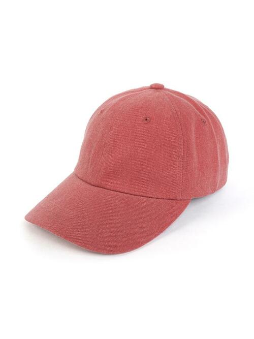 LECUSTOM 14S PIGMENT BIO WASHED BALL CAP (RED)
