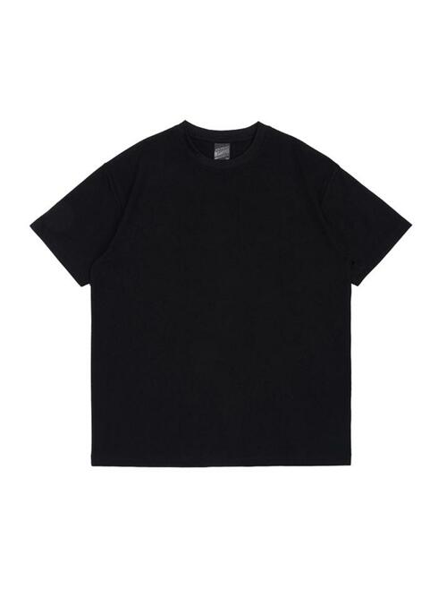 COTTON TOUCH FUNCTIONALITY ROUND SHORTSLEEVE (BLACK)