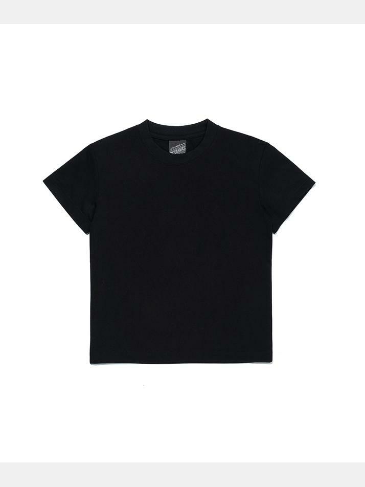 [KIDS] COTTON TOUCH FUNCTIONALITY ROUND SHORTSLEEVE (BLACK)
