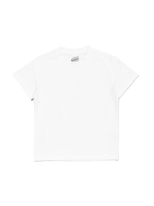 [KIDS] COTTON TOUCH FUNCTIONALITY ROUND SHORTSLEEVE (WHITE)
