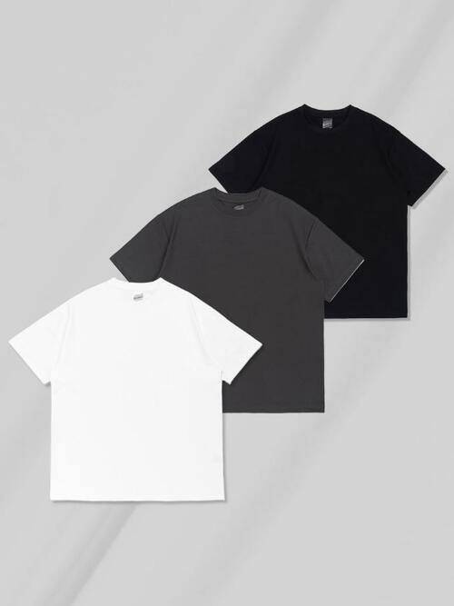 [3PACK] 코튼터치 기능성 라운드 반팔티 (4COLOR)