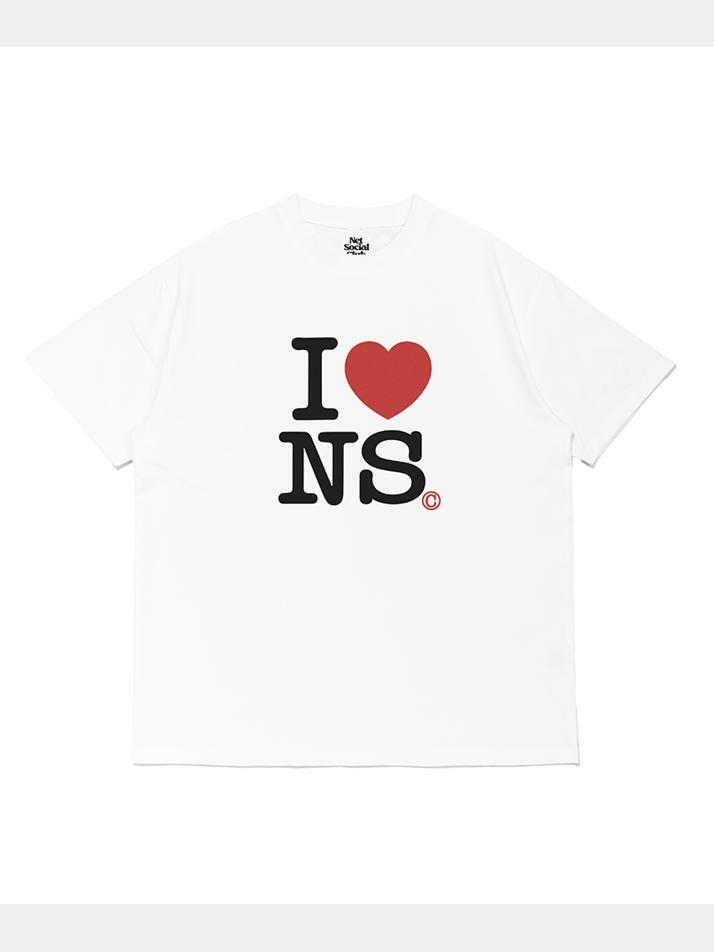 I LOVE NS COTTON TOUCH POLY TEE (WHITE)