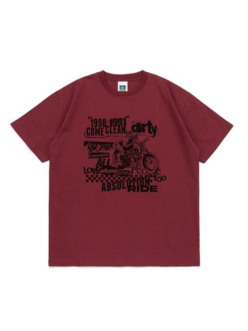 COME CLEAN TEE (BURGUNDY)