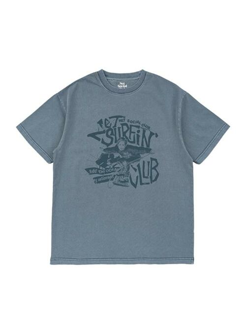 NET SURFING PIGMENT TEE (SLATE)