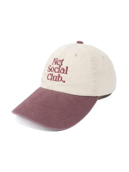 OG LOGO TOW-TONE WASHED CAP (BURGUNDY)