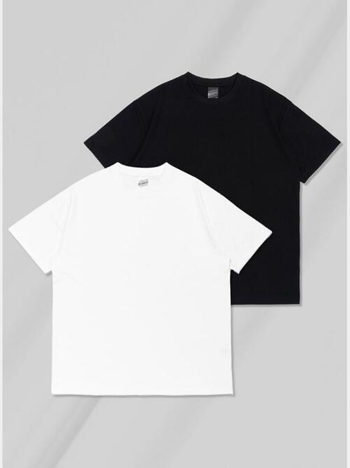 [2PACK] 코튼터치 기능성 라운드 반팔티 (4COLOR)
